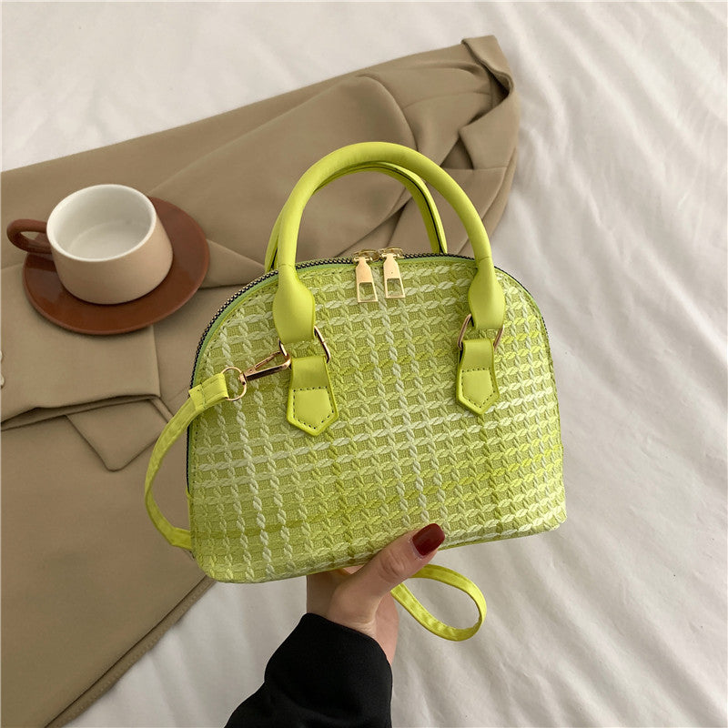 Fashionable Simple New Western Style Shoulder Messenger Bag Women Gym From House Green