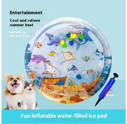 Summer Cooling Pet Water Bed Cushion Ice Pad Dog Sleeping