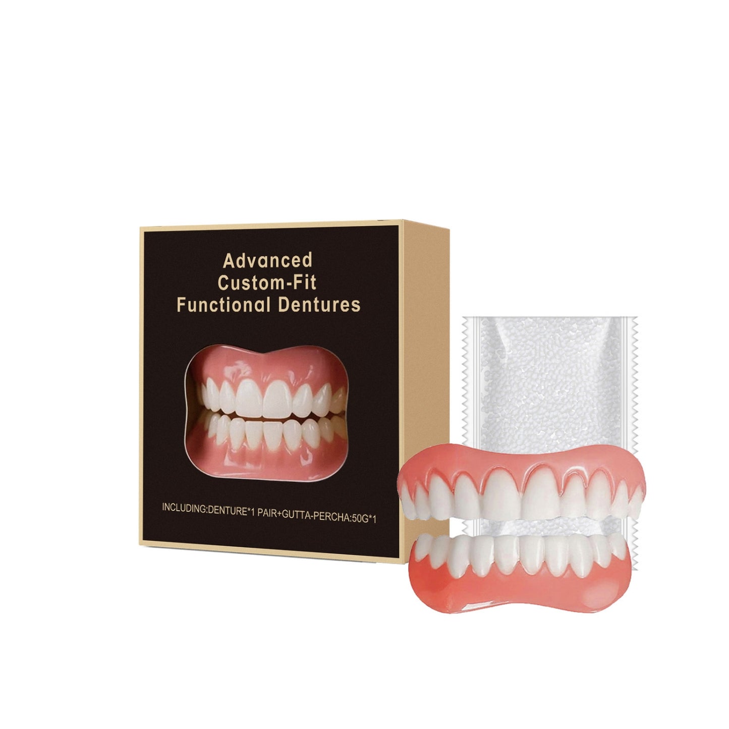 Advanced Custom-Fit Functional Dentures Health Gym From House 50g