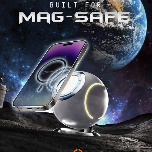 Spherical Ambience Light Vertical Magnetic Wireless Charger Gadgets Gym From House