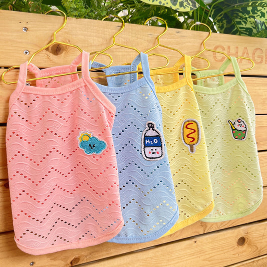 Dog Clothes Simple Camisole Thin Breathable Pet Clothes Pets dealsniper-net