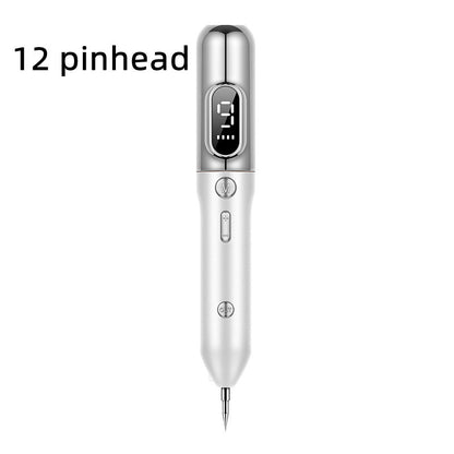 Tattoo Mole Removal Plasma Pen Laser Facial Freckle Dark Spot Beauty dealsniper-net 12pinhead Silver USB