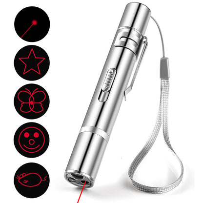 Laser Pointer Cat Toy Red Dot LED Light Pointer Interactive Toys Indoor Pets dealsniper-net 11.31.7cm