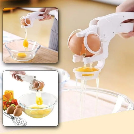 Egg Shell Cracker Handheld Plastic Egg Breaker Egg Opener Kitchen dealsniper-net