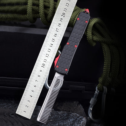 Microtechnology UT85 Items Of EDC Straight Comb Accessories With Injured Teeth Men DealSniper.net Black4