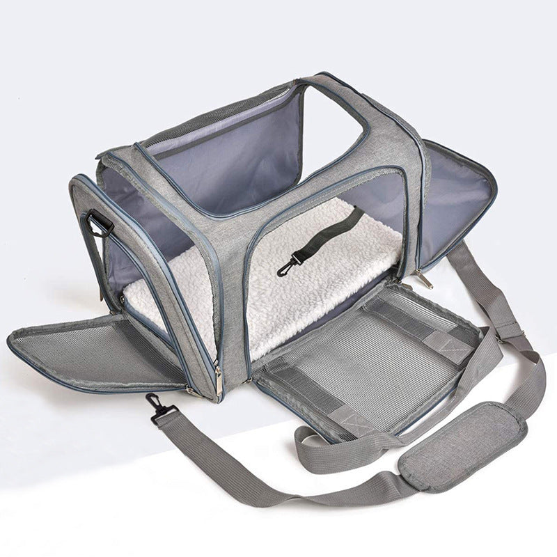 Portable And Breathable Small Dog And Cat Portable Pet Travel Bag Pets Gym From House