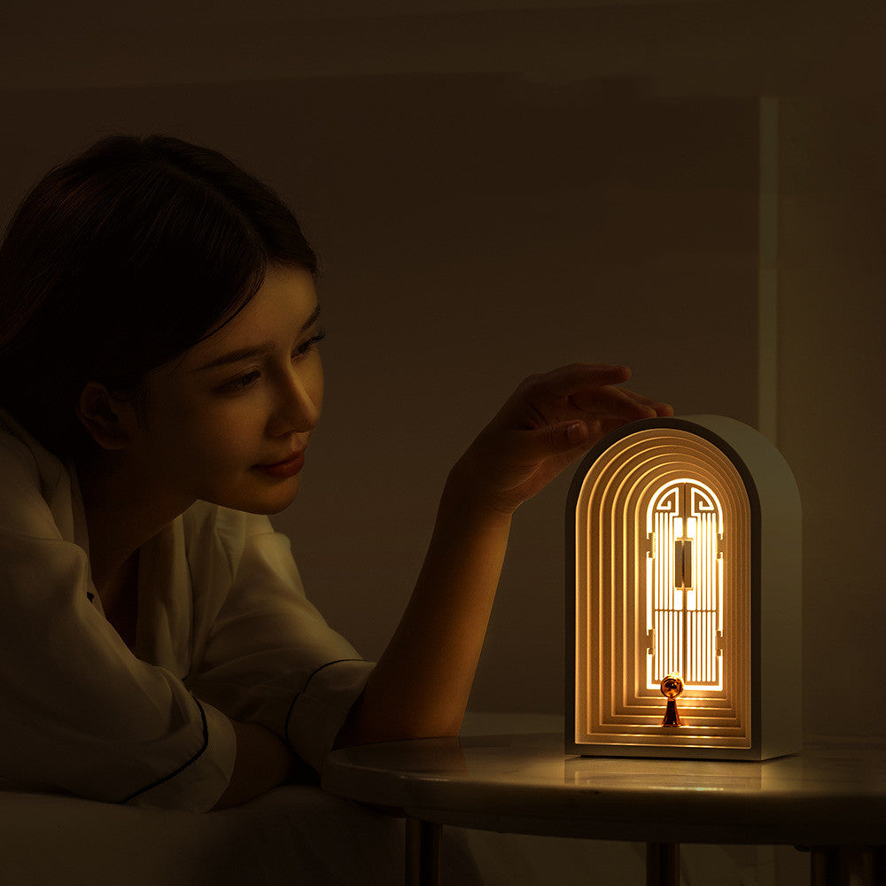 Nordic Table Lamp LED Creative Bedside Decoration Bluetooth Speaker Home Decor DealSniper.net