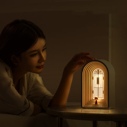 Nordic Table Lamp LED Creative Bedside Decoration Bluetooth Speaker Home Decor DealSniper.net
