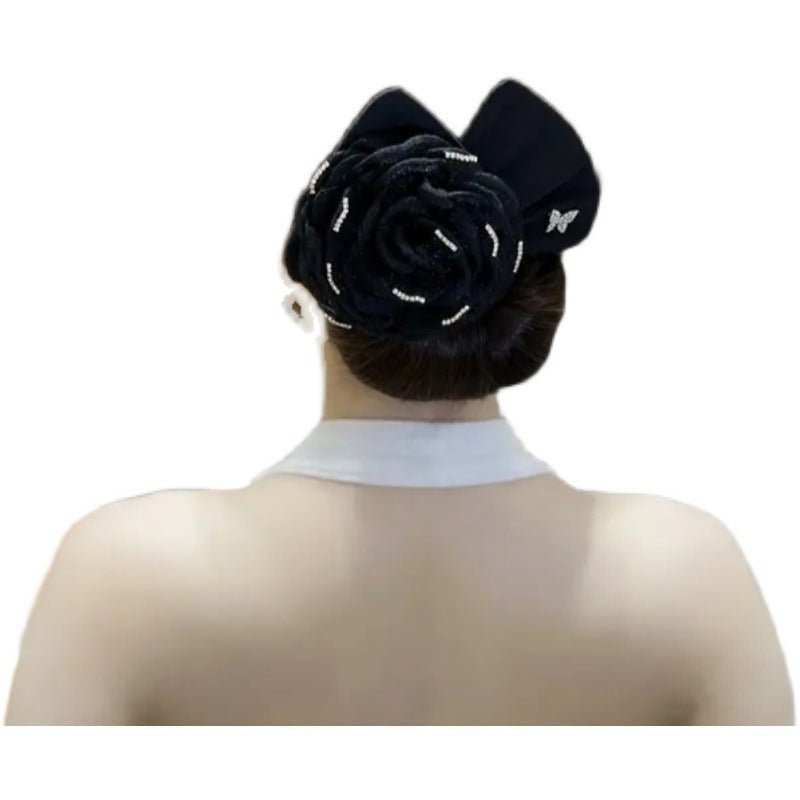Large Flower Fabric Soft Wire Hair Iron Women DealSniper.net