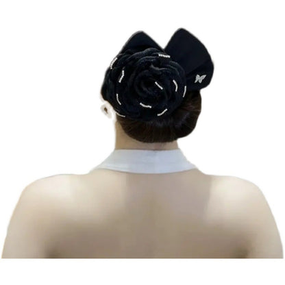 Large Flower Fabric Soft Wire Hair Iron Women DealSniper.net