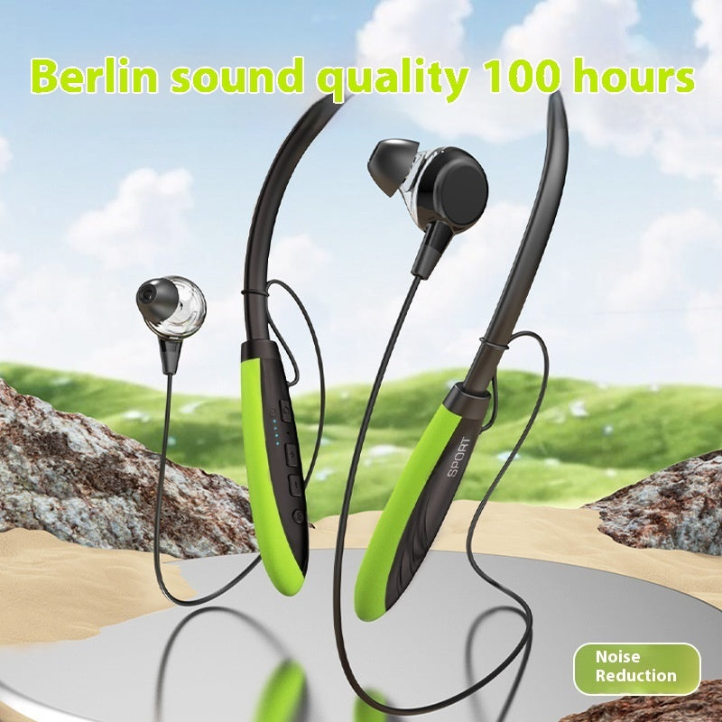 Neck Wireless Bluetooth-compatible Earphones 9D Stereo Electronics dealsniper-net