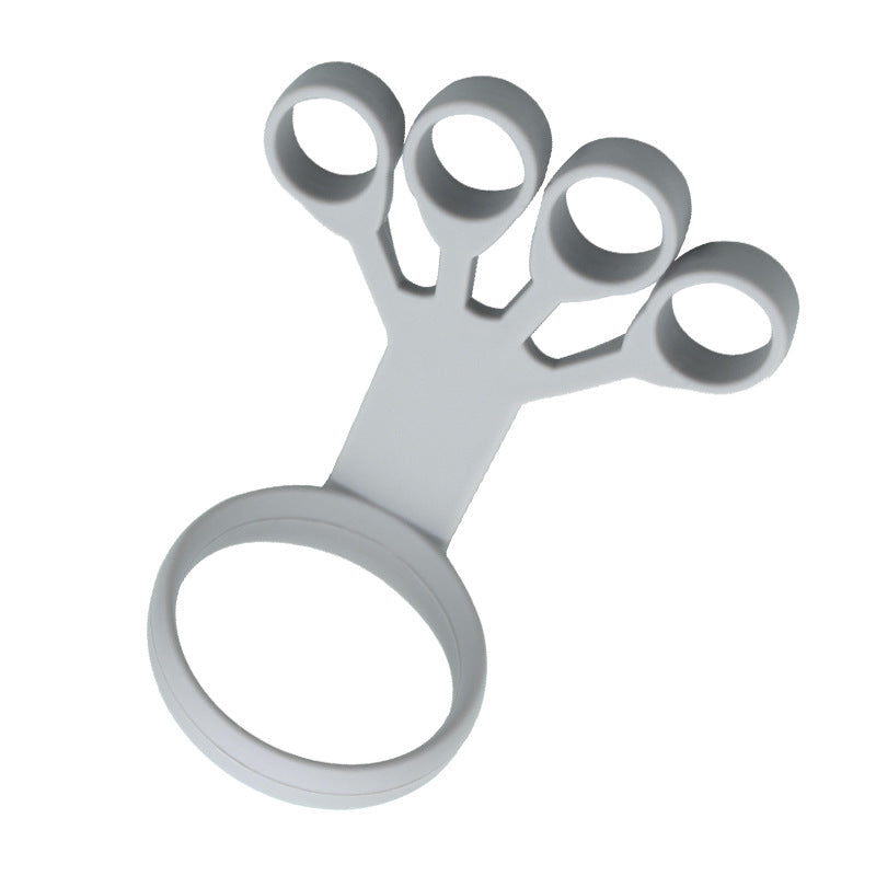 Silicone Grip Device Finger Exercise Stretcher Arthritis Hand Grip Trainer Sports DealSniper.net Grey