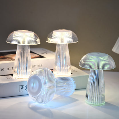 Creative Mushroom Atmosphere Electronic Jellyfish Table Lamp Home Decor dealsniper-net PS Warm White