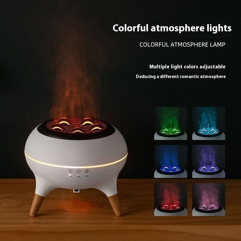 Creative New Flame Mountain Aroma Diffuser Home Decor Gym From House