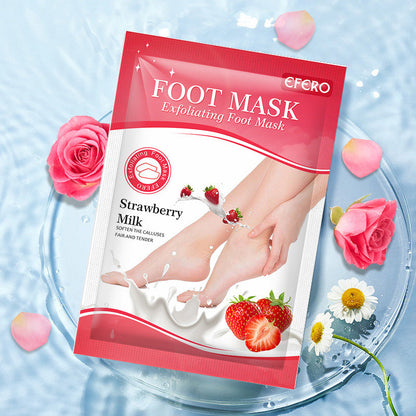 New Exfoliating Foot Mask Foot SPA Pedicure Socks Beauty DealSniper.net ZM59 Strawberry