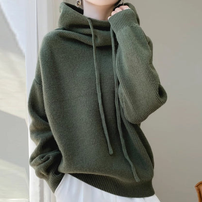 Women's Sweater Thicken Lazy Style All-match Long-sleeved