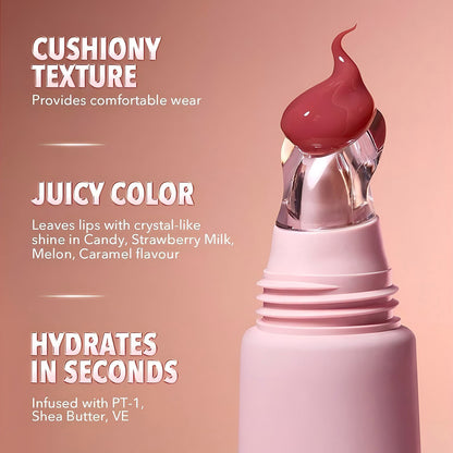 4-color Brightening Lip Balm Moisturizing Exfoliating Lip Gloss Beauty Gym From House