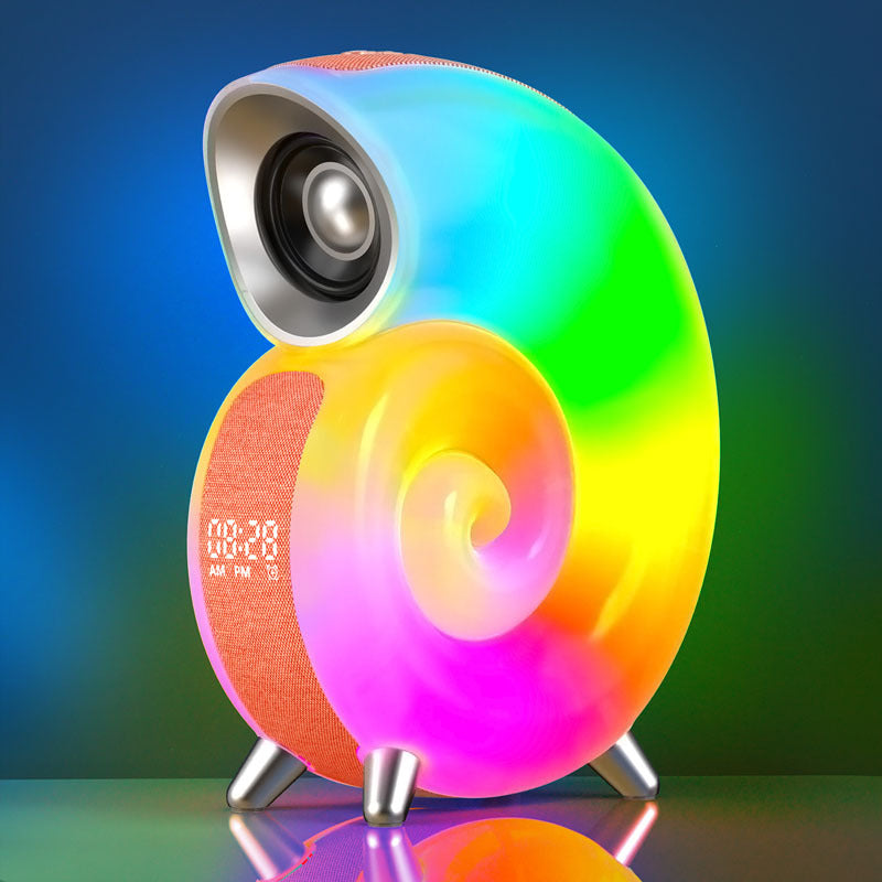 Conch Smart RGB Atmosphere Light Bluetooth Speaker Home Decor dealsniper-net Conch Music Light USB