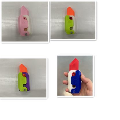 3D Printing Gravity Cub Jumping Small Radish Knife Mini Model