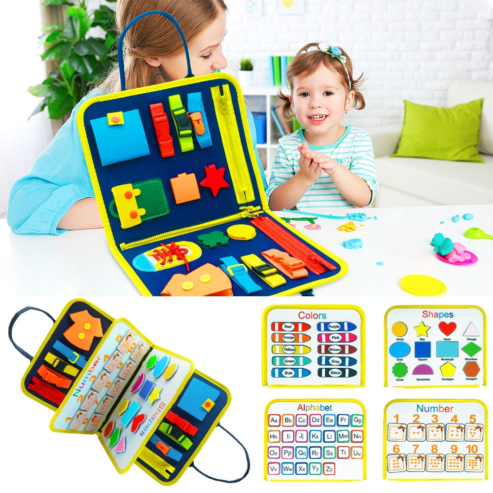 New Busy Book Children's Busy Board Dressing Kids dealsniper-net