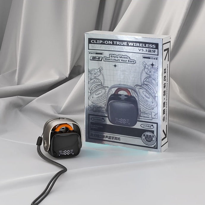 Clip-on Bluetooth Headset Sports Running Earphone Electronics dealsniper-net