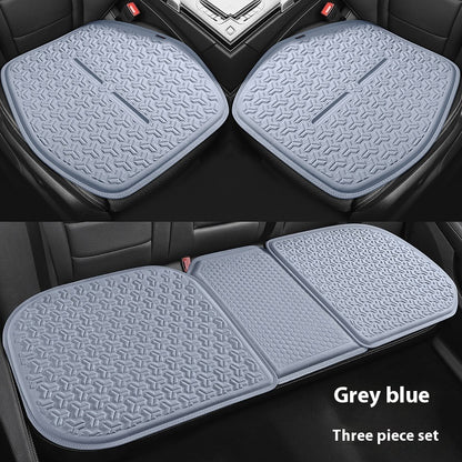 Car Seat Cushion Four Seasons Universal Cool Pad Gel Vehicle dealsniper-net Blue Gray 3PCs Set