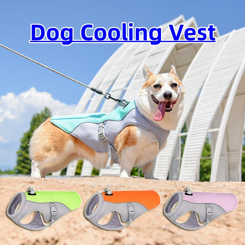 Summer Pet Dog Cooling Vest Heat Resistant Cool Dogs Clothes Pets dealsniper-net