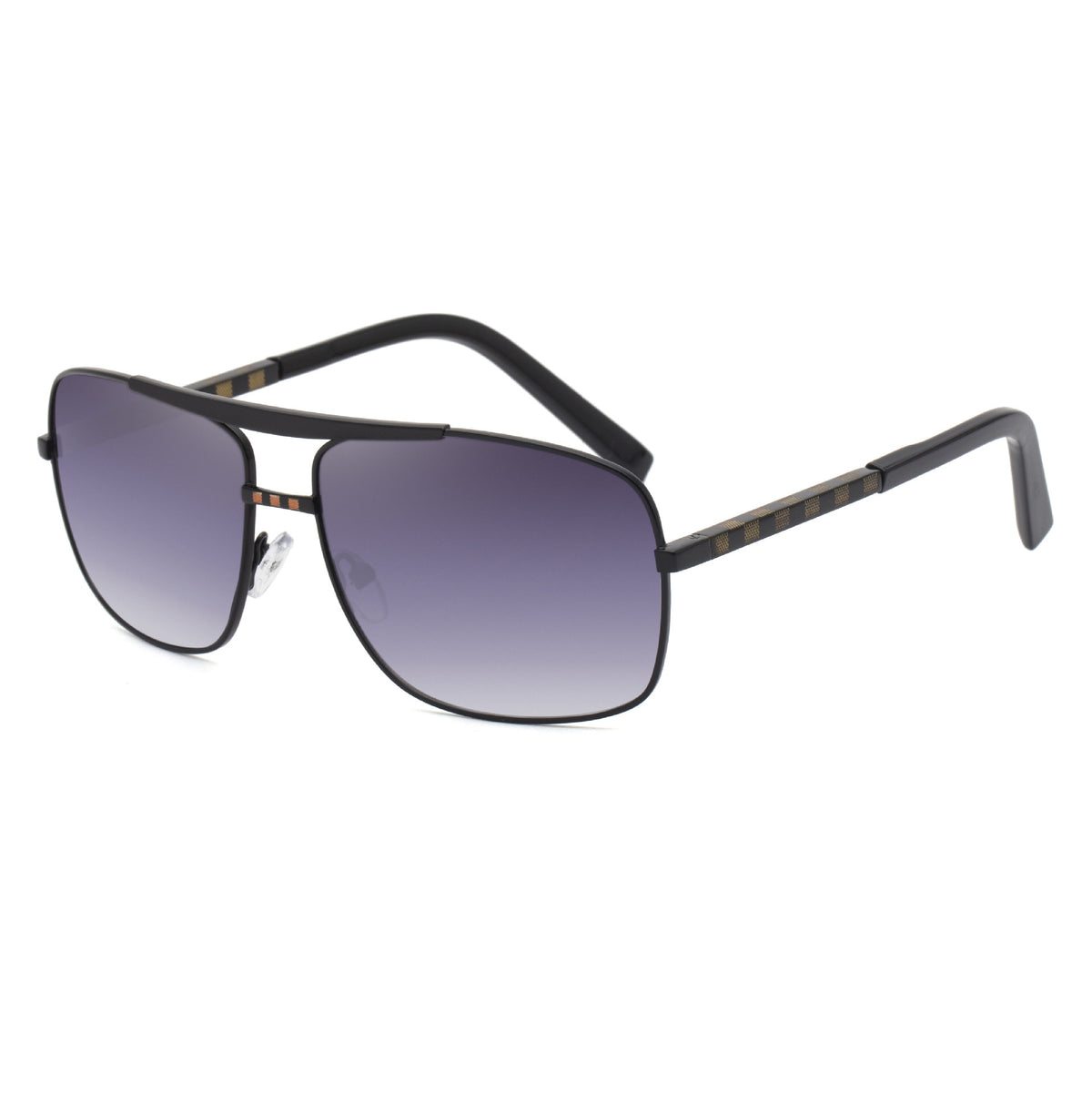 New Sunglasses Men's ATTITUDE Artistic Retro Box Slingshot Men Gym From House C25 black double gray presale