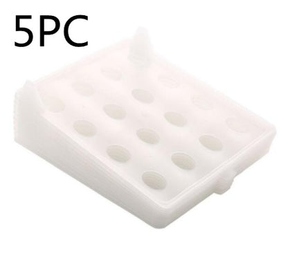 Multifunctional Durable Plastic Laundry Storage Fold Board House DealSniper.net White 5PC