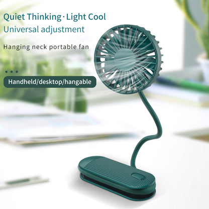 Rechargeable Handheld Large Wind Mini Mute Fan Travel DealSniper.net