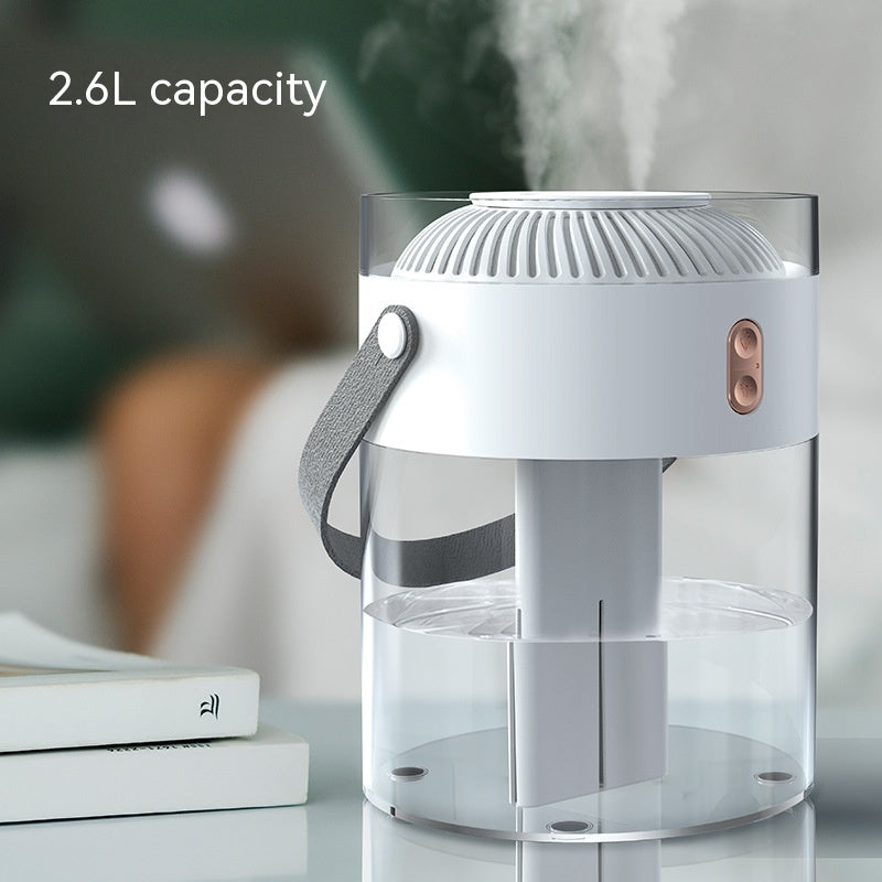 Large Capacity Double Spray Humidifier 26L Ambience Light House DealSniper.net