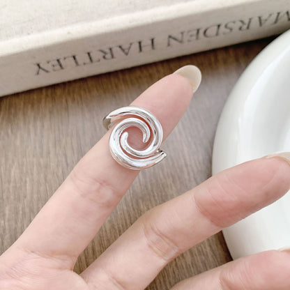 Women Minimalist Line Circle Open Ring Jewelry Gym From House