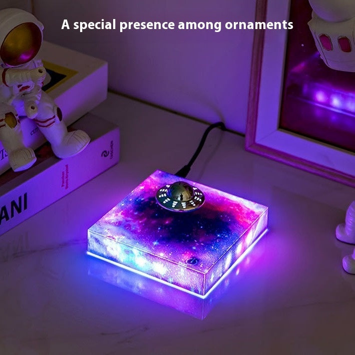 Levitating UFO Color Galaxy Lamp Magnetic Suspension UFO Kids dealsniper-net