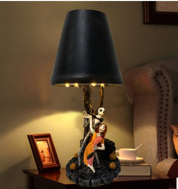 New Halloween Home Bedroom Jack Glowing Table Lamp LED House dealsniper-net