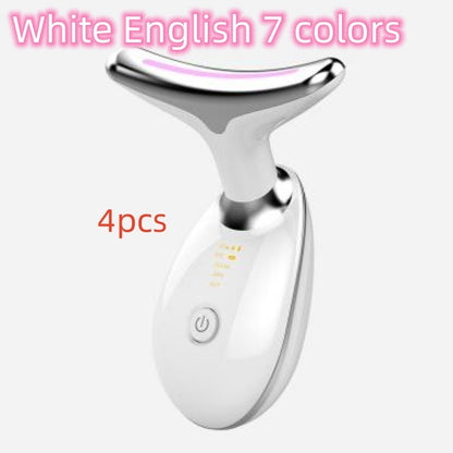 Beauty Neck Fade Care Massage Instrument Beauty DealSniper.net White English4pcs