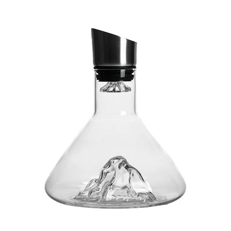 Hot-selling Iceberg Waterfall Wine Decanter Glass Wine Kitchen dealsniper-net