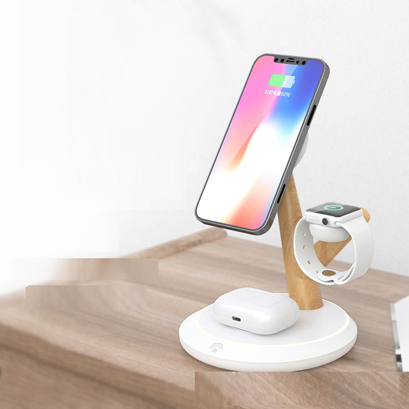 Magnetic Wireless Charger 4 In 1 Stand For Phone Wireless Charging Gadgets Gym From House