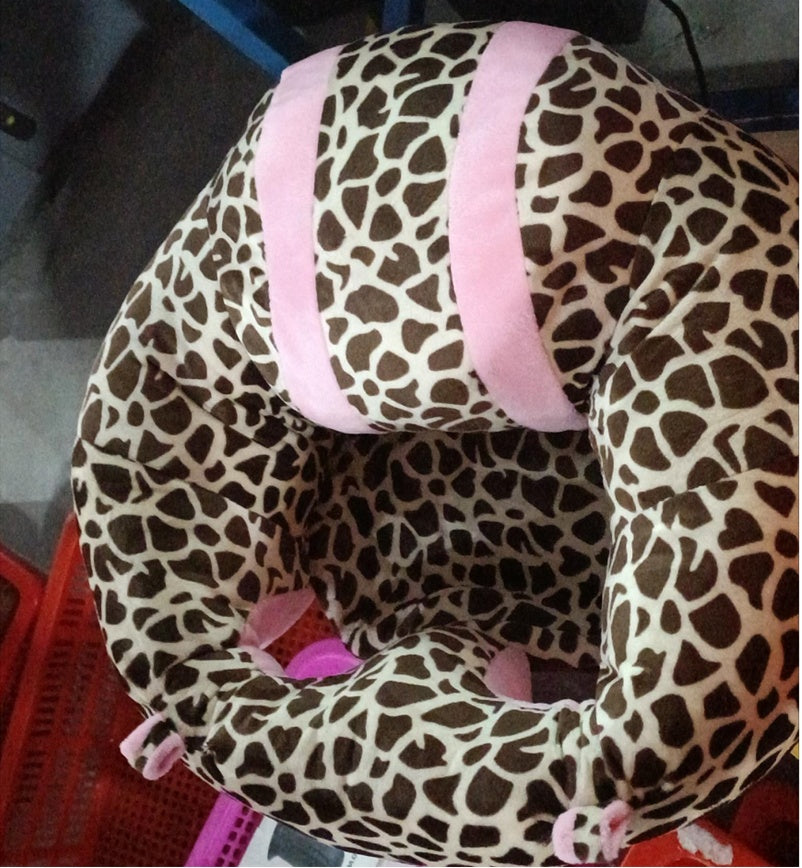 Infant Safety Seat Child Portable Eating Chair Plush Toy Kids dealsniper-net Leopard print 45x45