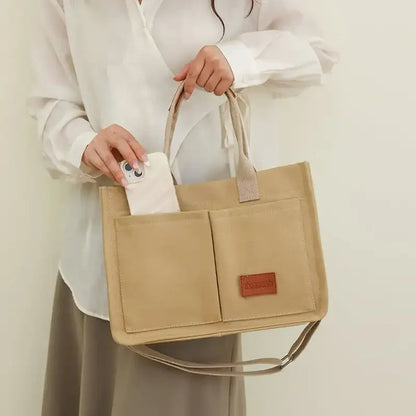 Casual Daily Canvas Tote Shoulder Bags Women Women DealSniper.net