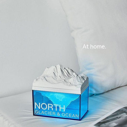 Glacier Night Light Bluetooth Speaker Bedroom Bedside Gadgets DealSniper.net