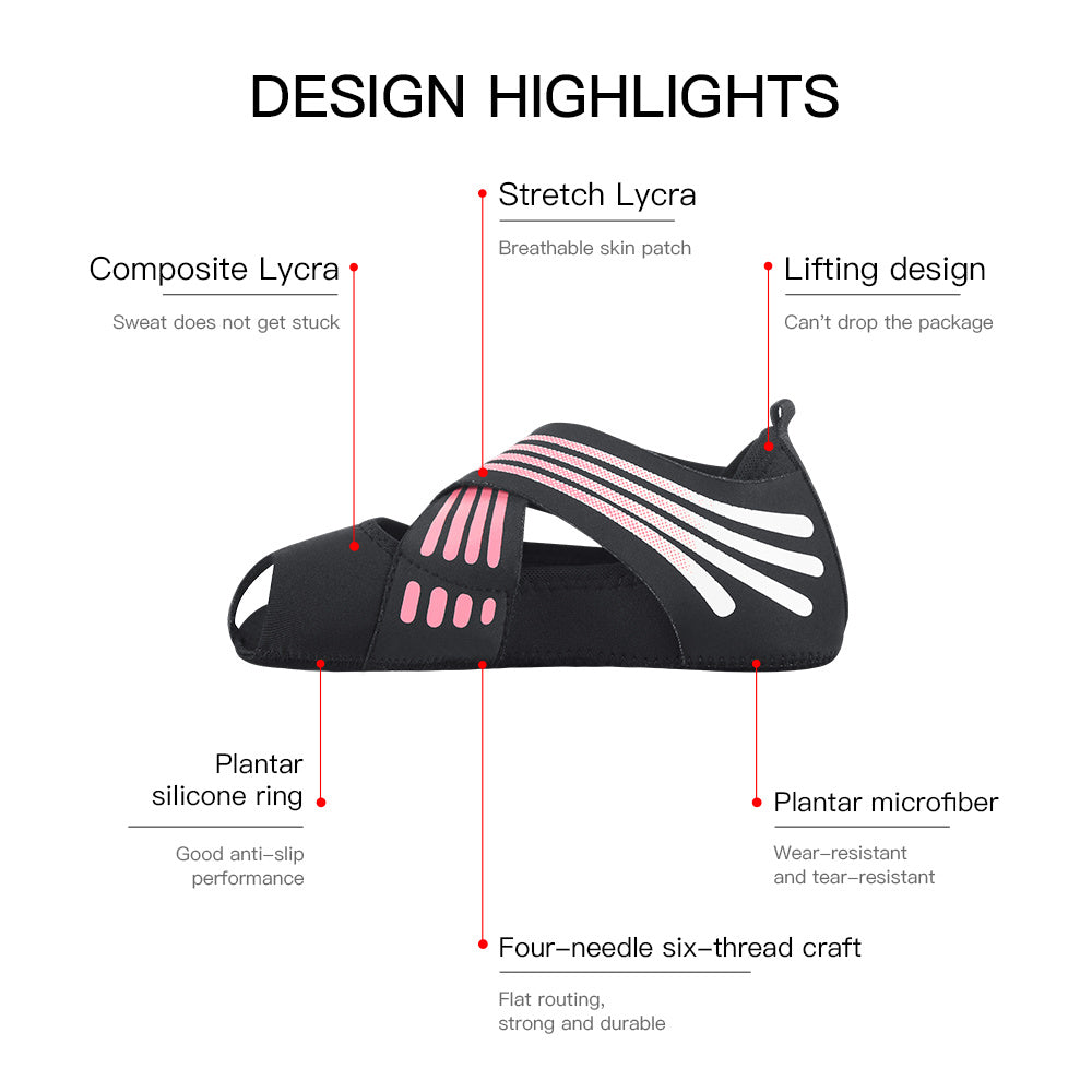 Professional Non-slip Gym Yoga Shoes Flat Soft Anti-slip Sole Women dealsniper-net