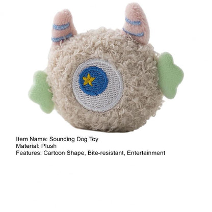 Sounding Dog Toy Cartoon Shape Padded Soft Pet Chew Pets dealsniper-net