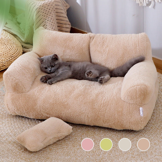 Luxury Cat Bed Sofa Winter Warm Cat Nest Pet Bed For Small Medium Dogs Pets dealsniper-net