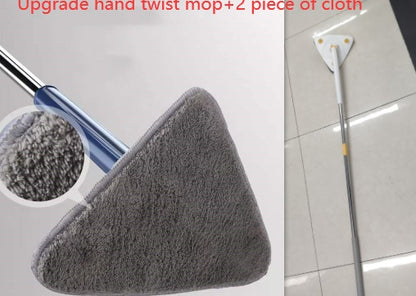 Extendable Triangle Mop 360 Rotatable Adjustable Cleaning Mop House dealsniper-net White 2 Style