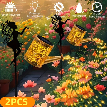 2PCS Solar Garden Decorative Lamp Outdoor Landscape Lamp Outdoor Gym From House