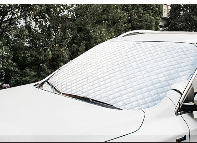 Car Covers Car Windscreen Cover Anti Snow Frost Ice Windshield Vehicle DealSniper.net Silver