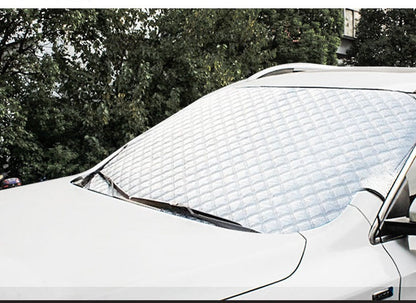 Car Covers Car Windscreen Cover Anti Snow Frost Ice Windshield Vehicle DealSniper.net Silver