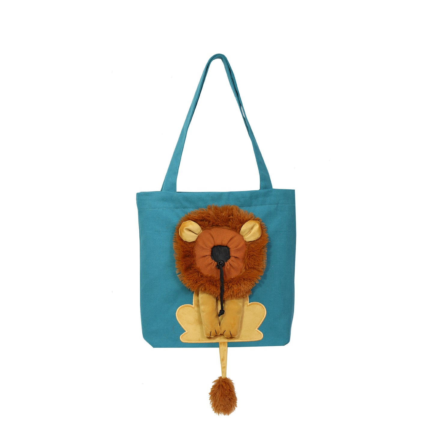 Soft Pet Carriers Lion Design Portable Breathable Bag Pets Gym From House Lagoon Blue L