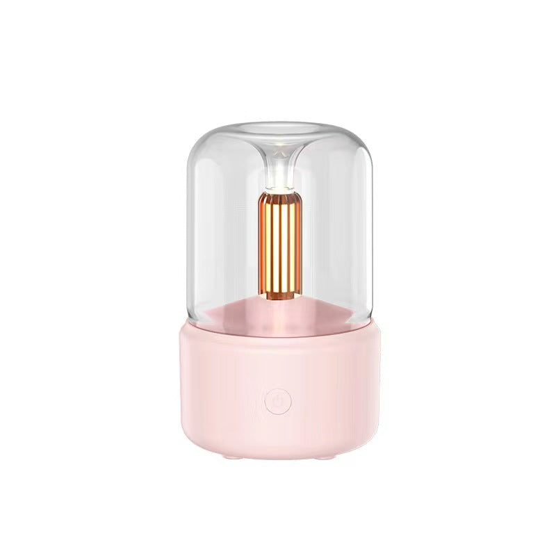 Atmosphere Light Humidifier Candlelight Aroma Diffuser Portable Home Decor DealSniper.net