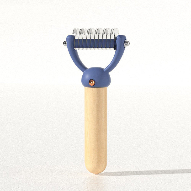 Fashion Personality New Pet Knot Comb Pets Gym From House Blue Small